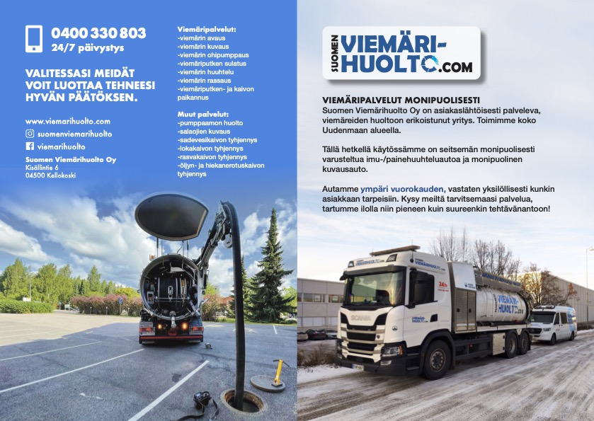 esite suomen viemärihuollolle, taitto